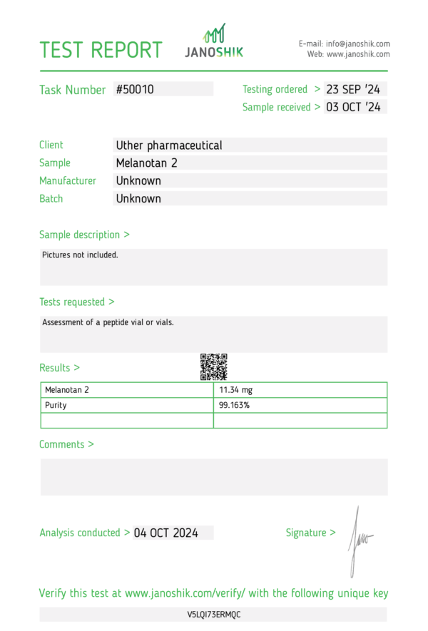 Melanotan MT1 MT2- 10mg Vial/ Kit - Image 3