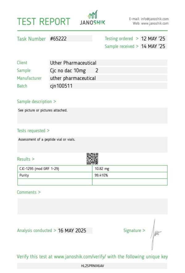 CJC-1295 (No Dac) 5mg Kit - Image 2