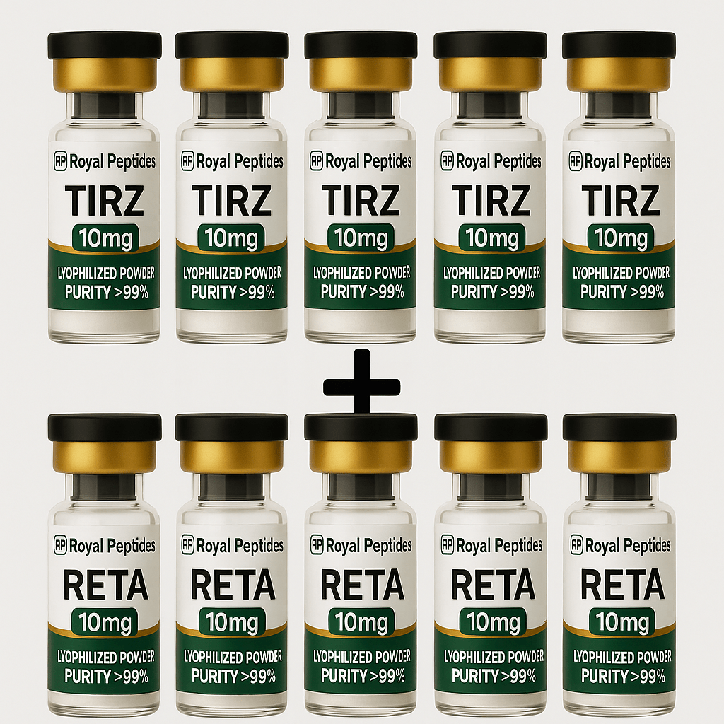 Tirzepatide + Retatrutide 10mg – Mix Kit (5+5 Pack) - Image 2